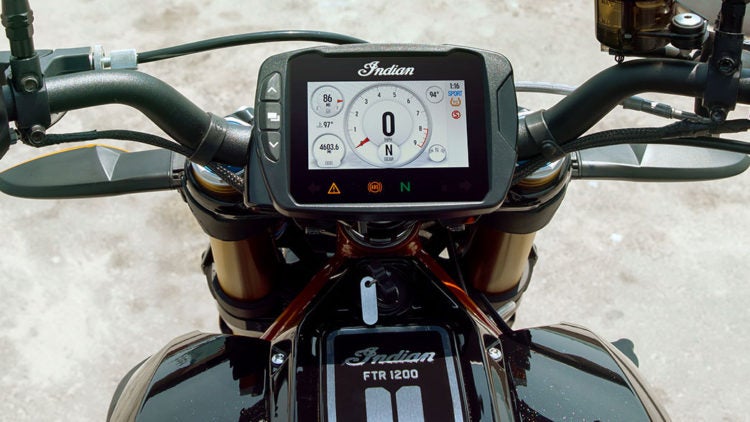 Upgraded instrument cluster FTR 1200 S