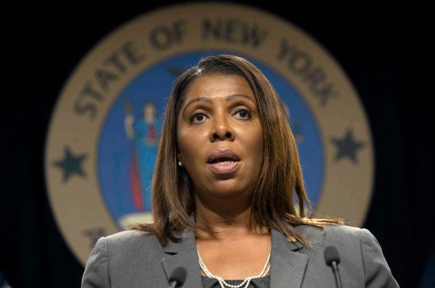 NY Attorney General Letitia James