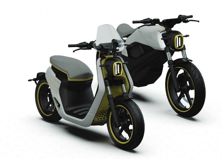 Bombardier shows off new electric bikes - Adventure Rider