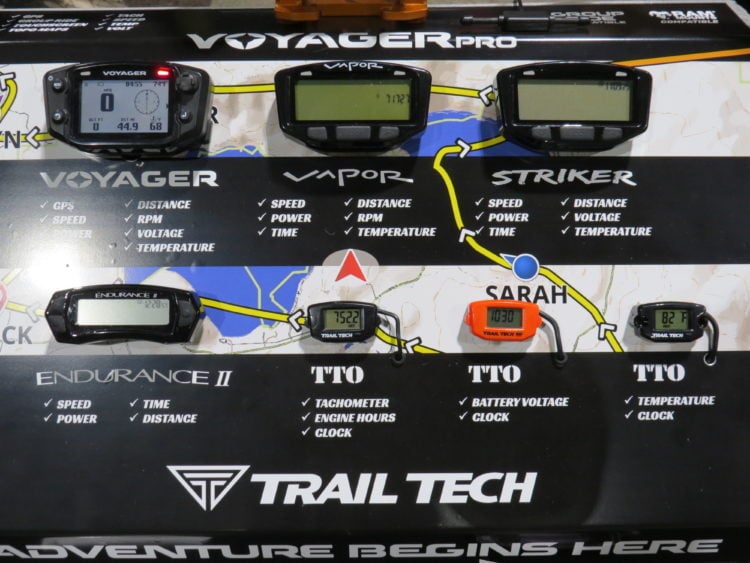 Trail Tech Motorcycle GPS & Digital Gauge Dashboard (IMS Long Beach 2019) -  Adventure Rider