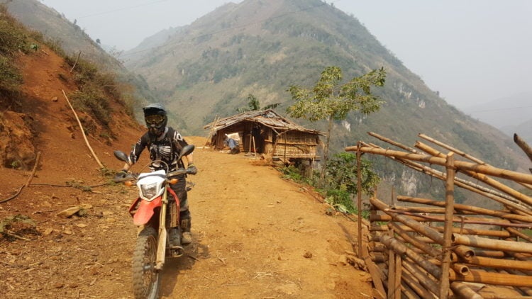 Canadian dirtbag1 riding the Ho Chi Minh Trail, Vietnam.