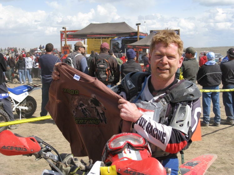 A pic of the Candian Dirtbag in his glory days. He fancied himself as an expert rider back then.