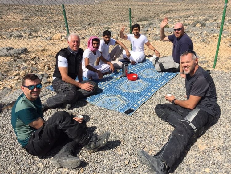 Breakfast Invitation from Omani villagers.