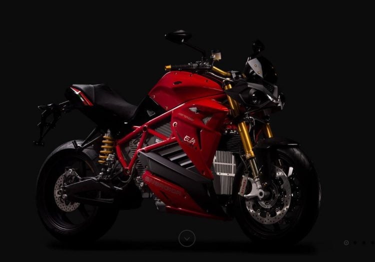 Energica electric motorcycle streetfighter
