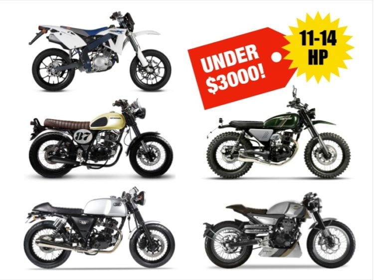 All of the above are available now, include ABS and are fully compliant to EU5 emission and safety standards