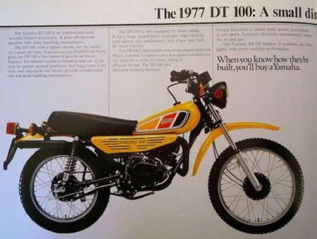 4 Sale 1977 Yamaha Enduro 100 Tough Two Stroke Starter Bike