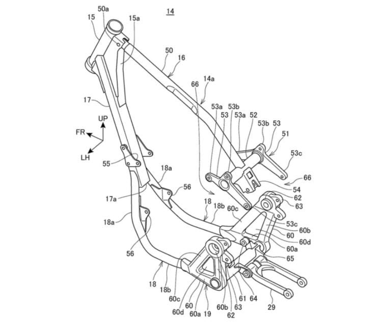 Honda Patent - Cradle Frame