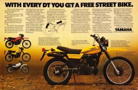 Old Yamaha 100 Dirt Bike