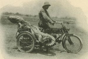 German hunter H K Heiland in Australia's Northern Territory in 1911.