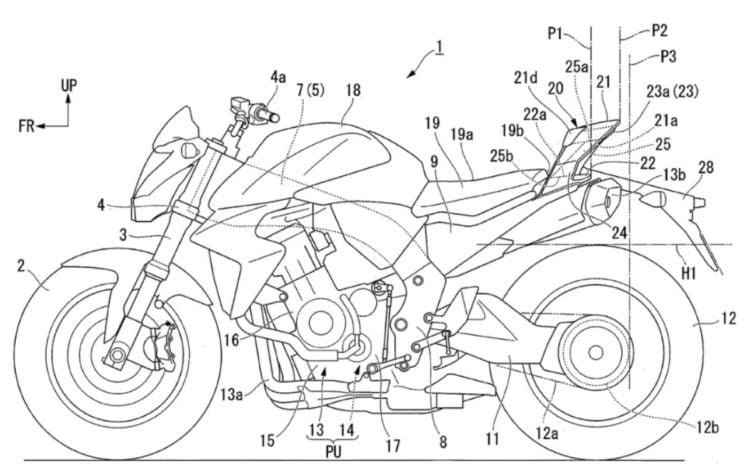 Honda Patent: Rear-End Aerodynamics - Adventure Rider