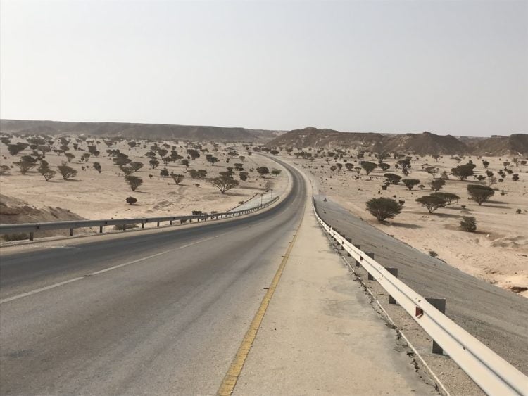 Barren empty desert.