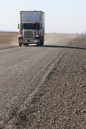 Do: Be aware of Truck Traffic