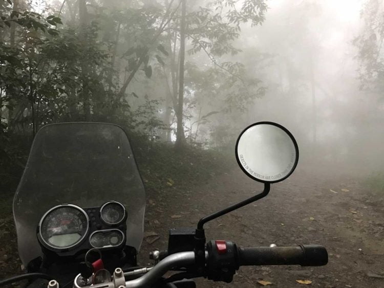 The misty roads nearing El Dorado in the Sierra Nevada de Santa Marta. -Janelle Kaz