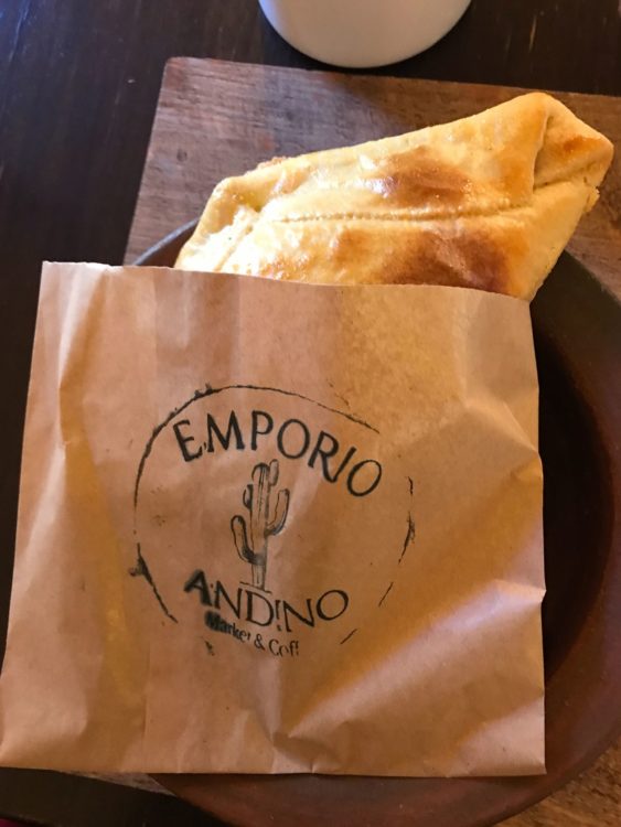 The empanadas at Emporio Andino are a wonderful food item to bring along on your two-wheeled excursions out into the desert, along with copious amounts of water. -Janelle Kaz