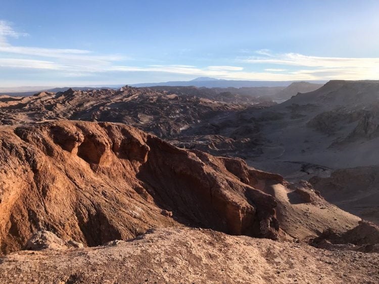 A view of the Valley of the Moon from one of the lookout points near the top of the road. -Janelle Kaz