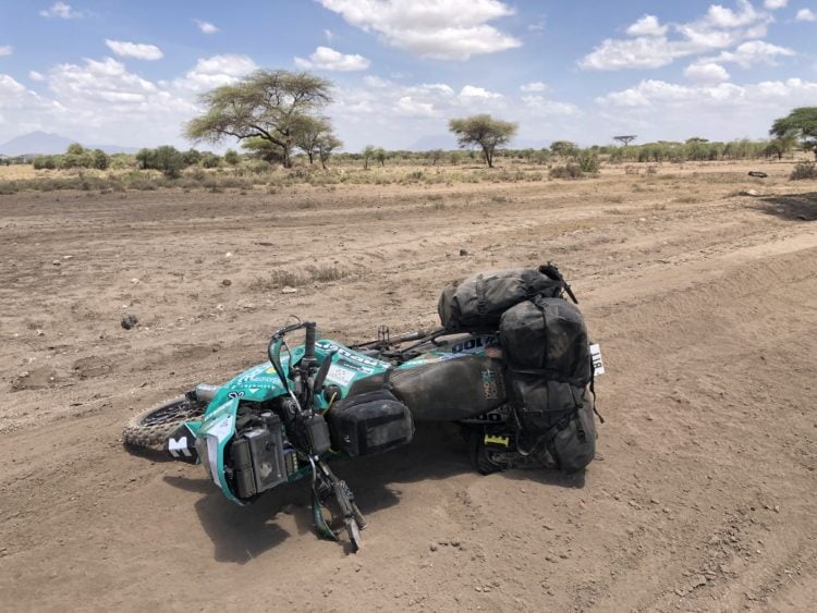 2019 – Africa. Testing the luggage system I always wanted.